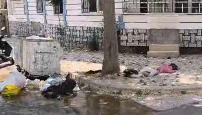 Kilis`te Kurban Deriler çöpe atıldı