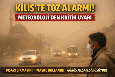 Kilis&rsquo;te Meteoroloji&rsquo;den Kritik Uyarı!