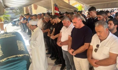 Kilis'te Mustafa Toprak son yolculuğuna gözyaşlarıyla uğurlandı