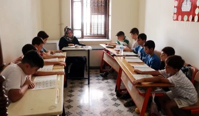 Kilis'te öğrencilere yönelik düzenlenen yaz okulu başladı