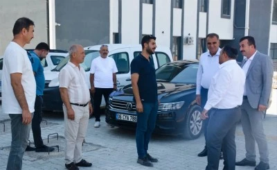 Kilis'te okul inşaatlarında incelemelerde bulundular