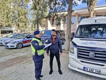 Kilis'te okul servis araçları denetlendi