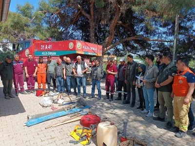 Kilis’te Orman Yangınlarıyla Mücadele Ekibi 