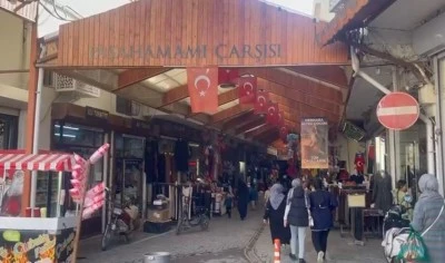Kilis’te Paşa Hamamı Çarşı’da Sessizlik Hakim