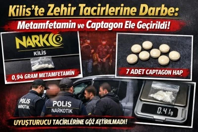  Kilis&rsquo;te Peş Peşe Uyuşturucu Operasyonları