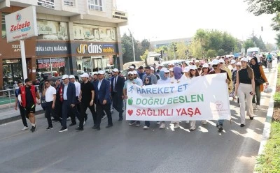 Kilis’te sağlıklı yaşam için yürüyüş düzenlendi