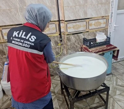Kilis’te sağlıksız üretim yapan işletmeye ceza kesildi