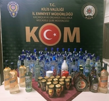 Kilis’te Sahte İçki Operasyonu