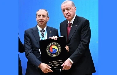 Kilis’te Sakar’a Cumhurbaşkanı Erdoğan’dan Hizmet Şeref Belgesi