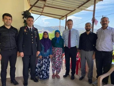Kilis’te Şehit Ailelerine Bayram Ziyareti
