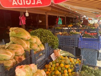 Kilis'te semt pazarı bugün 500 Evler'de