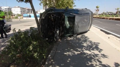 Kilis'te Şeyh Mansur Kavşağında kaza: 2 yaralı