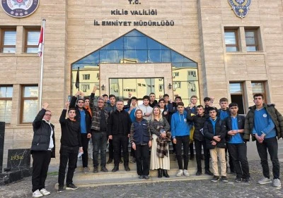 Kilis’te SİBERAY Kulübü Öğrencilerinden Emniyete Eğitim Odaklı Ziyaret