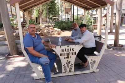 Kilis'te sıcak hava bunaltıyor