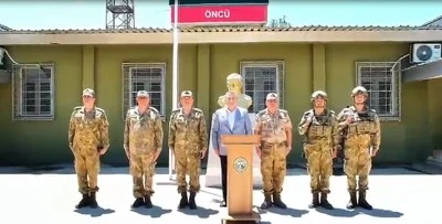 Kilis’te sınır karakollarına anlamlı ziyaret