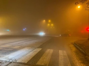 KİLİS’TE SİS GECE SAATLERİNDE ETKİLİ OLDU