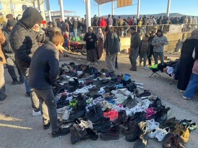 Kilis&rsquo;te Soğuğa Rağmen Kuruldu