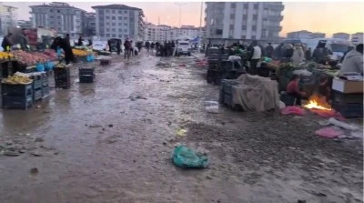 Kilis&rsquo;te Soğuk Hava Semt Pazarını Etkiledi