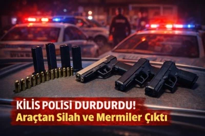  Kilis&rsquo;te Şok Uygulama: Ara&ccedil;tan Silahlar ve Mermiler Yakalandı