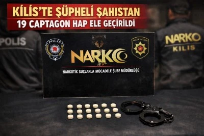 Kilis&rsquo;te Ş&uuml;pheli Şahıstan Captagon Hap Ele Ge&ccedil;irildi