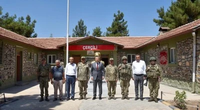Kilis’te Suriye Sınırında Asker’e Moral Ziyareti 