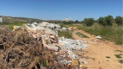 Kilis'te Tarla ve Yollar Molozla Kaplandı!