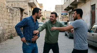 Kilis&rsquo;te Tartışmayı Ayırmak İsterken Darp Edildi, Bı&ccedil;akla Tehdit Edildi!