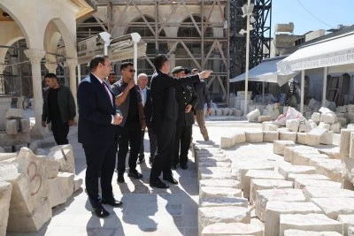 Kilis&rsquo;te Tekke Camii&rsquo;nde Restorasyon S&uuml;r&uuml;yor