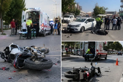 Kilis&rsquo;te Trafik Kazaları: 5 Yaralı