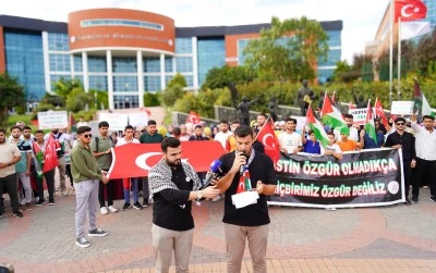 Kilis’te Üniversite Öğrencileri Zulme Karşı Tek Ses, Tek Yürek!