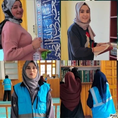 Kilis&rsquo;te &Uuml;niversiteli Kız &Ouml;ğrencilerden Camilerde Anlamlı Ramazan Temizliği