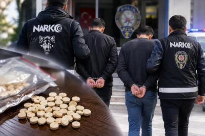 Kilis&rsquo;te  Uyuşturucu Operasyonu: 2 Sokak Satıcısı Tutuklandı