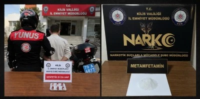 Kilis&rsquo;te Uyuşturucu Operasyonu: 3 Ş&uuml;pheli Yakalandı