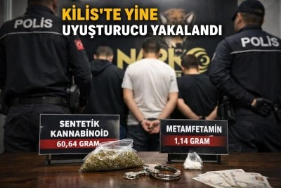 Kilis&rsquo;te Uyuşturucu Operasyonu: 3 Ş&uuml;pheliye İşlem Yapıldı