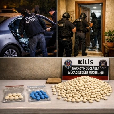 Kilis&rsquo;te Uyuşturucu Tacirlerine B&uuml;y&uuml;k Darbe