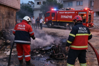 Kilis&rsquo;te Yangın Korkuttu