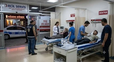 Kilis'te Yedikleri D&ouml;nerden Zehirlendikleri İddia Edilen Kişiler Hastaneye Kaldırıldı