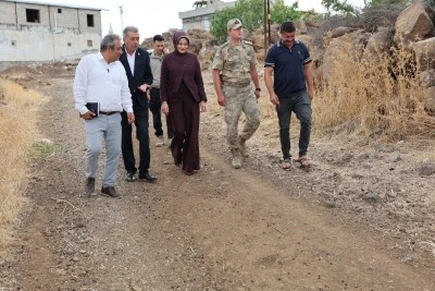 Kilis&rsquo;te Yeşilpınar K&ouml;y&uuml;&rsquo;nde K&ouml;y Yolları İnceledi