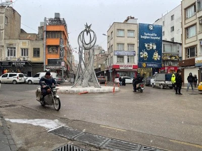  Kilis&rsquo;te Yılın &Uuml;&ccedil;&uuml;nc&uuml; Kar Yağışı Başladı