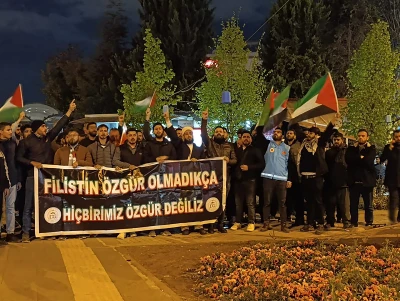 Kilis’ten Gazze’ye Tekbirli Destek: “Zulme Sessiz Kalmayacağız”