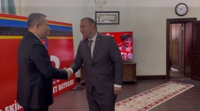 Kilis Valiliğinde Cumhuriyet Bayramı Tebrikleri Kabul Edildi