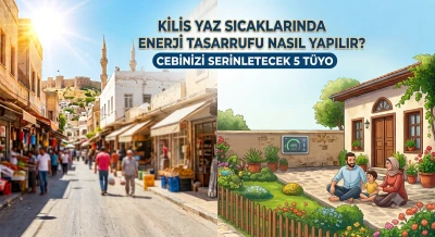 Kilis Yaz Sıcaklarında Enerji Tasarrufu Nasıl Yapılır? Cebinizi Serinletecek 5 T&uuml;yo