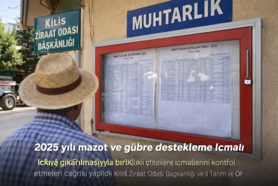 Kilisli &Ccedil;ift&ccedil;ilere &Ouml;nemli Destekleme Uyarısı