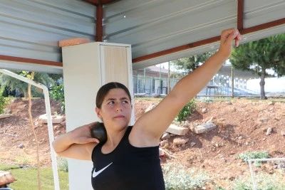 Kilisli sporcu gülle atmada Türkiye şampiyonu oldu