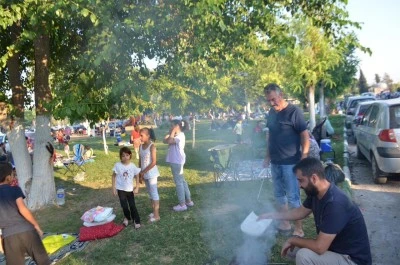 Kilisliler hafta sonunu Söğütlüdere'de geçirdi