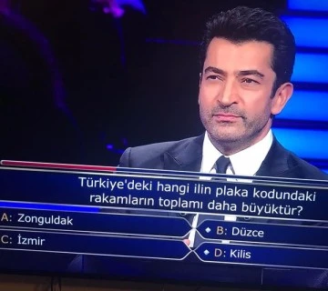 KİM MİLYONER OLMAK İSTERDE KİLİS SORUSU