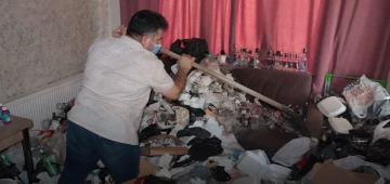 Kiracı gitti, çöp ev kaldı!