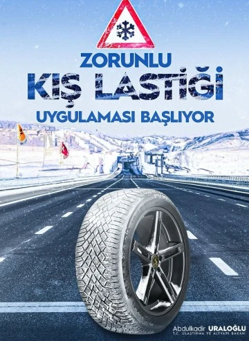 Kış lastiği için kar yağmasını beklemeyin!