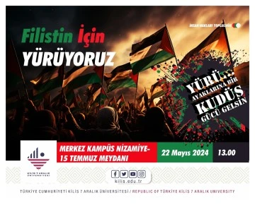 KİYÜ Filistin için yürüyecek