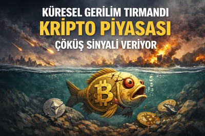 K&uuml;resel Gerilim Tırmandı, Kripto Piyasası &Ccedil;&ouml;k&uuml;ş Sinyali Veriyor
